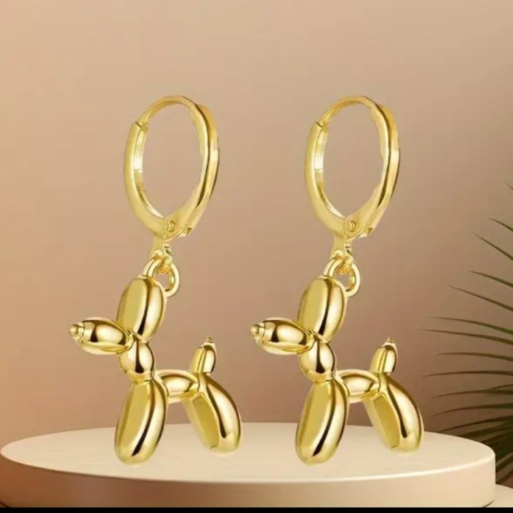 Balloon Dog Earrings